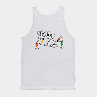 Gettin' Lit- christmas Tank Top